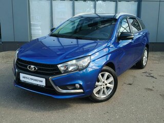 2020 Lada (ВАЗ) Vesta SW I, синий, 1150000 рублей, вид 1