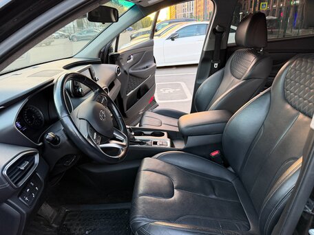 2019 Hyundai Santa Fe IV, чёрный, 2900000 рублей, вид 5