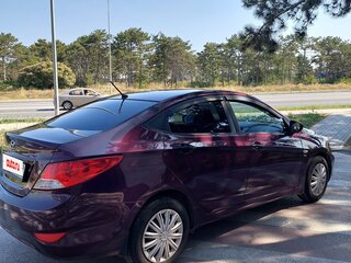 2014 Hyundai Solaris I, фиолетовый, 860000 рублей, вид 5