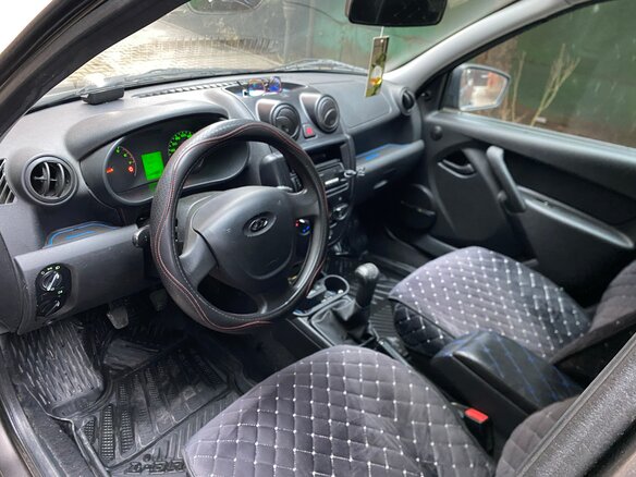 2016 Lada (ВАЗ) Granta I, серебристый, 575000 рублей - вид 8