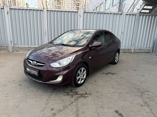 2011 Hyundai Solaris I, фиолетовый, 675000 рублей, вид 1