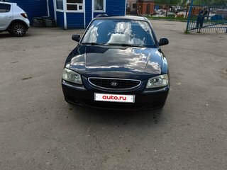 2008 Hyundai Accent ТагАЗ II, чёрный, 400000 рублей, вид 1
