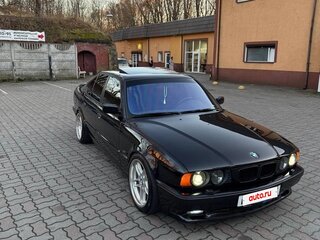 1988 BMW 5 серии 520i III (E34), чёрный, 1200000 рублей, вид 1