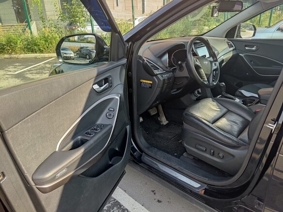 2016 Hyundai Santa Fe III Рестайлинг, чёрный, 2530000 рублей - вид 9