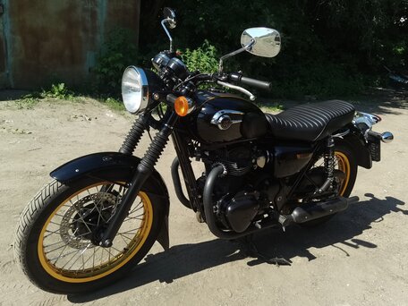2011 Kawasaki W 800, чёрный, 700000 рублей, вид 2