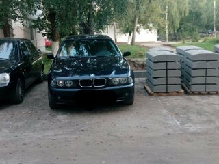 2000 BMW 5 серии 523i IV (E39), синий, 350000 рублей, вид 3