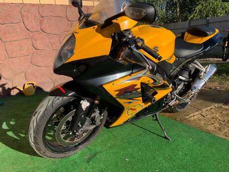 2007 Suzuki GSX-R 1000, жёлтый, 800000 рублей, вид 4