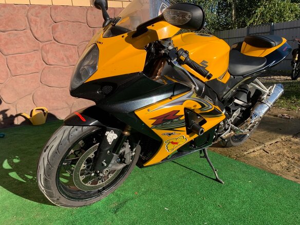 2007 Suzuki GSX-R 1000, жёлтый, 800000 рублей - вид 3