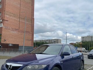 2006 Mazda 6 I (GG) Рестайлинг, синий, 600000 рублей, вид 1