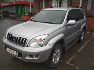 2006 Toyota Land Cruiser Prado 5-speed 120 Series, серебристый, 2850000 рублей, вид 2