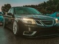 2007 Saab 9-3 II Рестайлинг, чёрный - вид 1