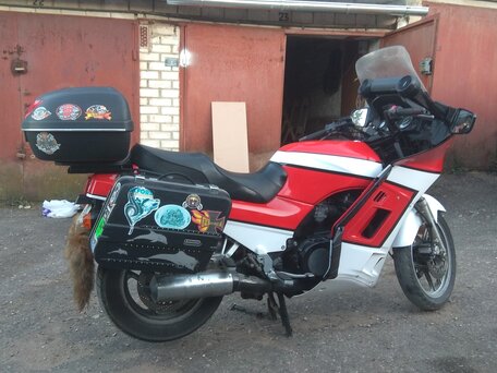 1999 Kawasaki GTR 1000 (ZG1000 Concours), пурпурный, 212262 рублей, вид 2