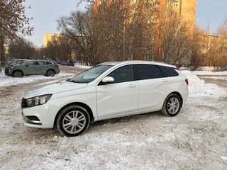 2018 Lada (ВАЗ) Vesta SW I, белый, 1150000 рублей, вид 4