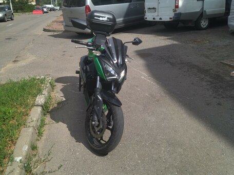 2016 Kawasaki Z 300, зелёный, 370000 рублей, вид 4