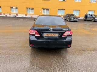 2011 Toyota Corolla X (E140, E150) Рестайлинг, чёрный, 1050000 рублей, вид 3