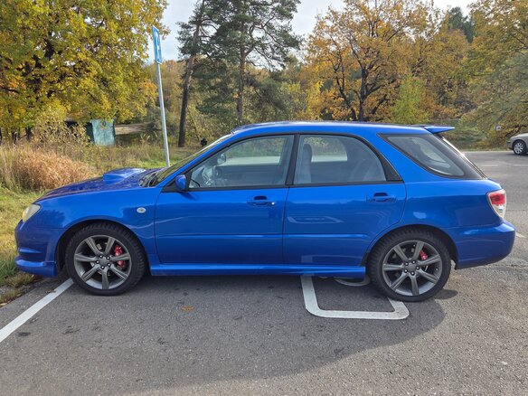 2006 Subaru Impreza WRX II Рестайлинг 2, синий, 1390000 рублей - вид 5