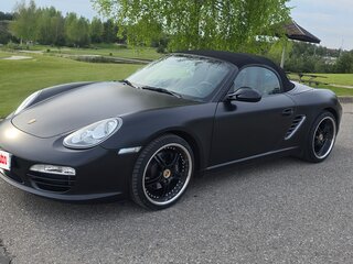 2009 Porsche Boxster II (987) Рестайлинг 2, чёрный, 3900000 рублей, вид 1