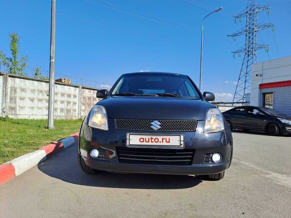 2008 Suzuki Swift III, чёрный, 750000 рублей