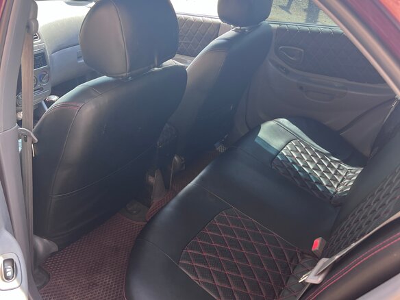 2007 Hyundai Accent ТагАЗ II, красный, 580000 рублей - вид 5