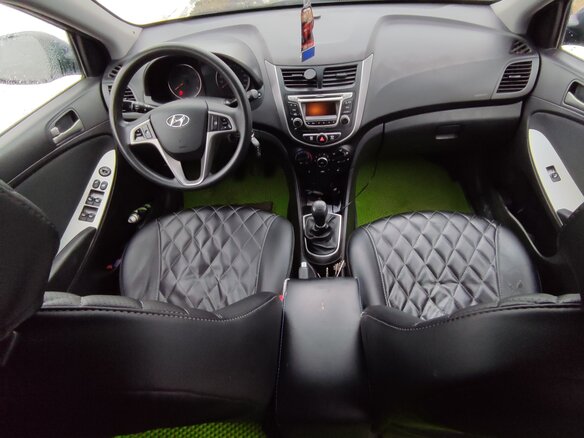 2016 Hyundai Solaris I Рестайлинг, синий, 950000 рублей