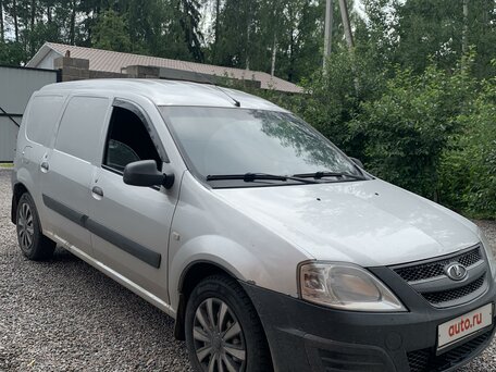 2014 LADA (ВАЗ) Largus, серебристый, 625000 рублей, вид 2