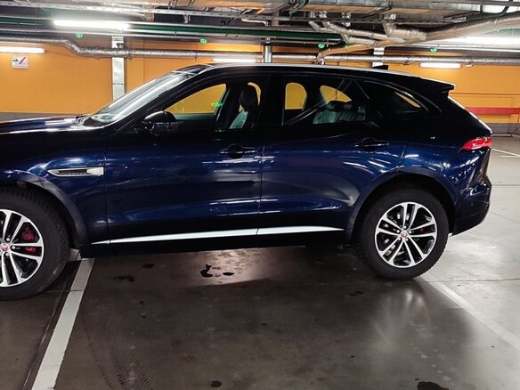 2019 Jaguar F-Pace I, синий, 4035526 рублей