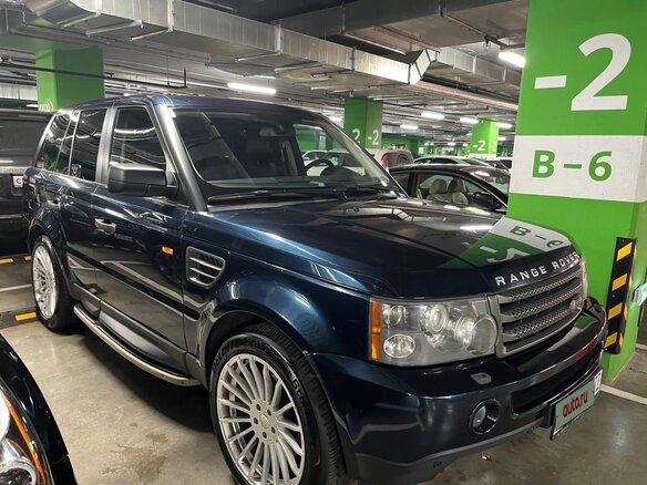 2007 Land Rover Range Rover Sport I, синий, 1150000 рублей - вид 3