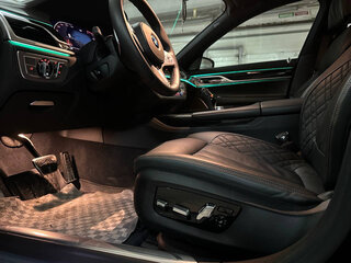 2019 BMW 7 серии 730d xDrive VI (G11/G12) Рестайлинг, чёрный, 9500000 рублей, вид 4