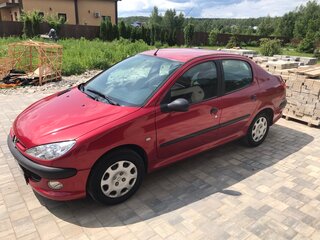 2007 Peugeot 206, красный, 380000 рублей, вид 1