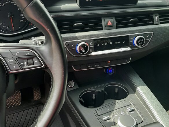 2015 Audi A4 V (B9), чёрный, 2480000 рублей - вид 6