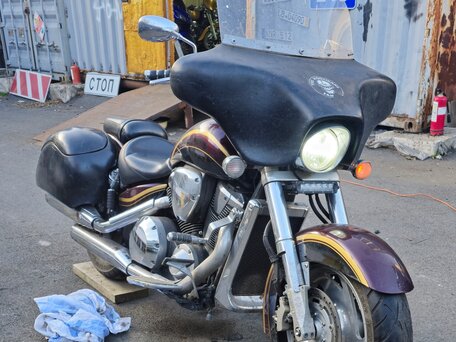 2008 Honda VTX 1800, красный, 600000 рублей, вид 2