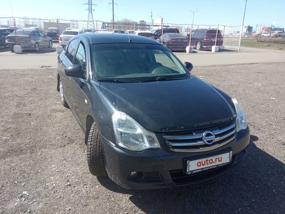 2014 Nissan Almera III (G15), чёрный, 730000 рублей