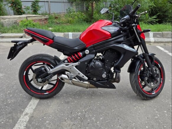 2013 Kawasaki ER-6N, красный, 510000 рублей - вид 9