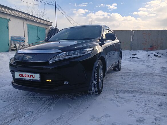 2019 Toyota Harrier III (XU60) Рестайлинг, чёрный, 3100000 рублей - вид 2