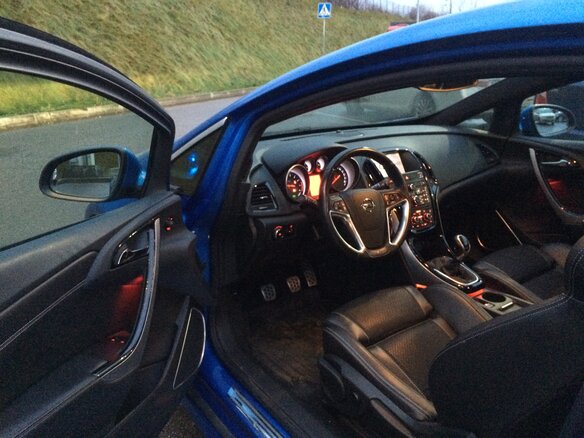 2013 Opel Astra OPC J, синий - вид 4