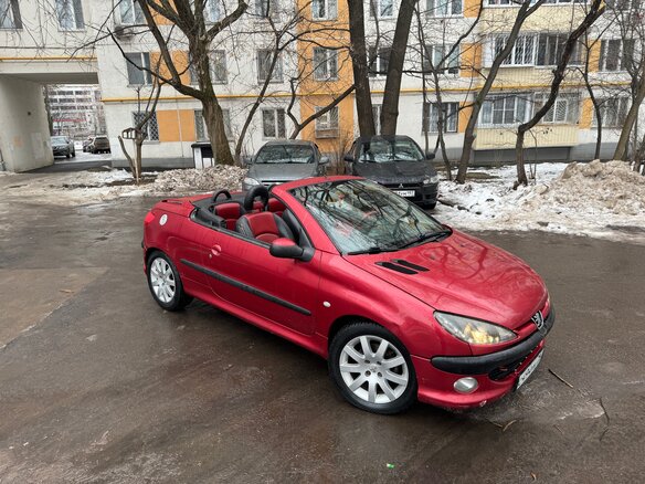 2003 Peugeot 206, красный - вид 3