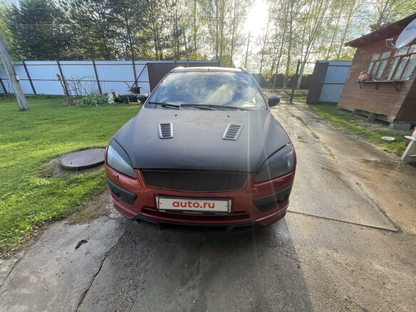 2007 Ford Focus II, красный, 600000 рублей