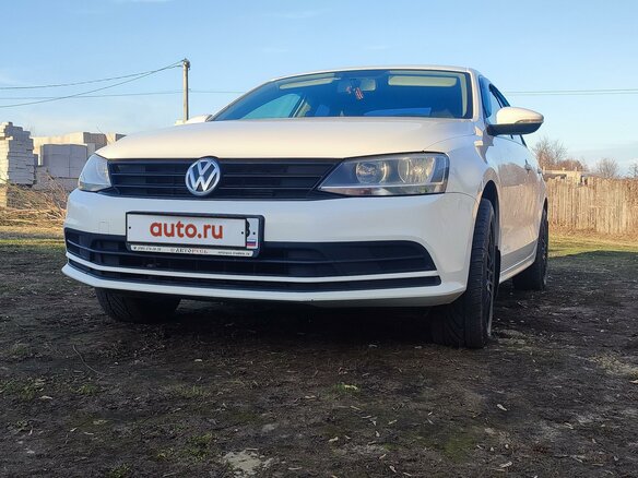 2015 Volkswagen Jetta VI Рестайлинг, белый, 1100000 рублей - вид 3