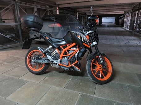 2014 KTM 390 Duke, оранжевый, 370000 рублей, вид 2