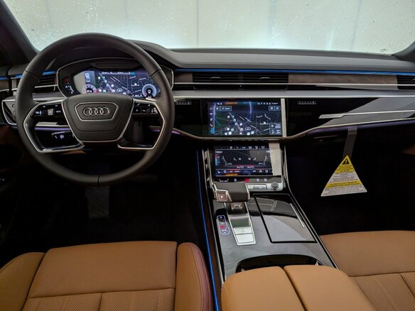2026 Audi A8 Long 55 TFSI IV (D5) Рестайлинг, синий, 13714937 рублей - вид 6