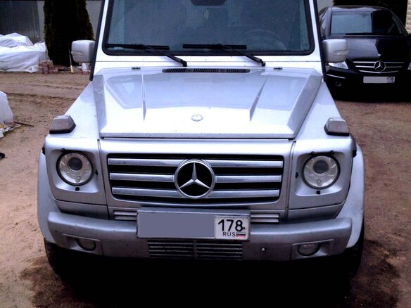 2002 Mercedes-Benz G-Класс 270 II (W463), серебристый