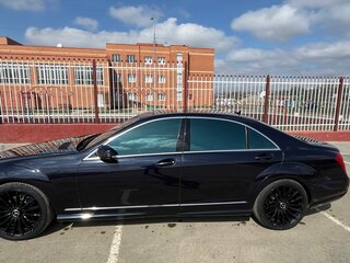 2010 Mercedes-Benz S-Класс 500 Long V (W221) Рестайлинг, синий, 1850000 рублей, вид 4