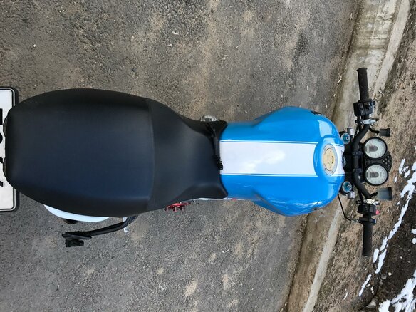 2006 Ducati Monster S4, синий - вид 4