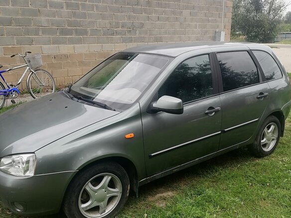 2010 Lada (ВАЗ) Kalina I, серый, 270000 рублей - вид 3