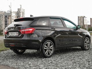 2018 Lada (ВАЗ) Vesta SW I, чёрный, 799000 рублей, вид 5