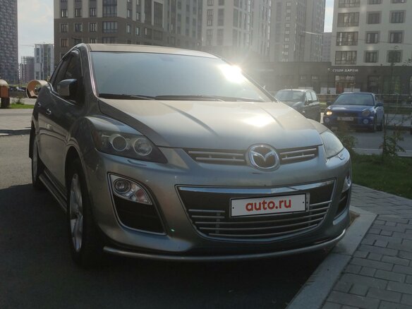 2011 Mazda CX-7 I Рестайлинг, серебристый, 1200000 рублей - вид 1