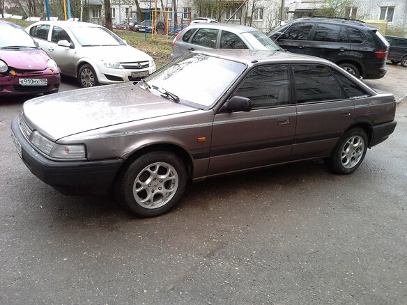 1991 Mazda 626 III (GD), фиолетовый - вид 7