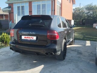 2007 Porsche Cayenne Turbo I Рестайлинг (957), чёрный, 1450000 рублей, вид 3