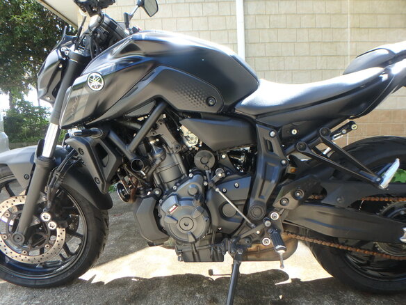 2022 Yamaha MT-07 (FZ-07), чёрный, 870000 рублей - вид 11