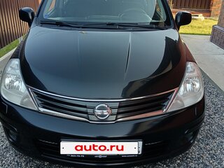 2012 Nissan Tiida I Рестайлинг, чёрный, 740000 рублей, вид 1